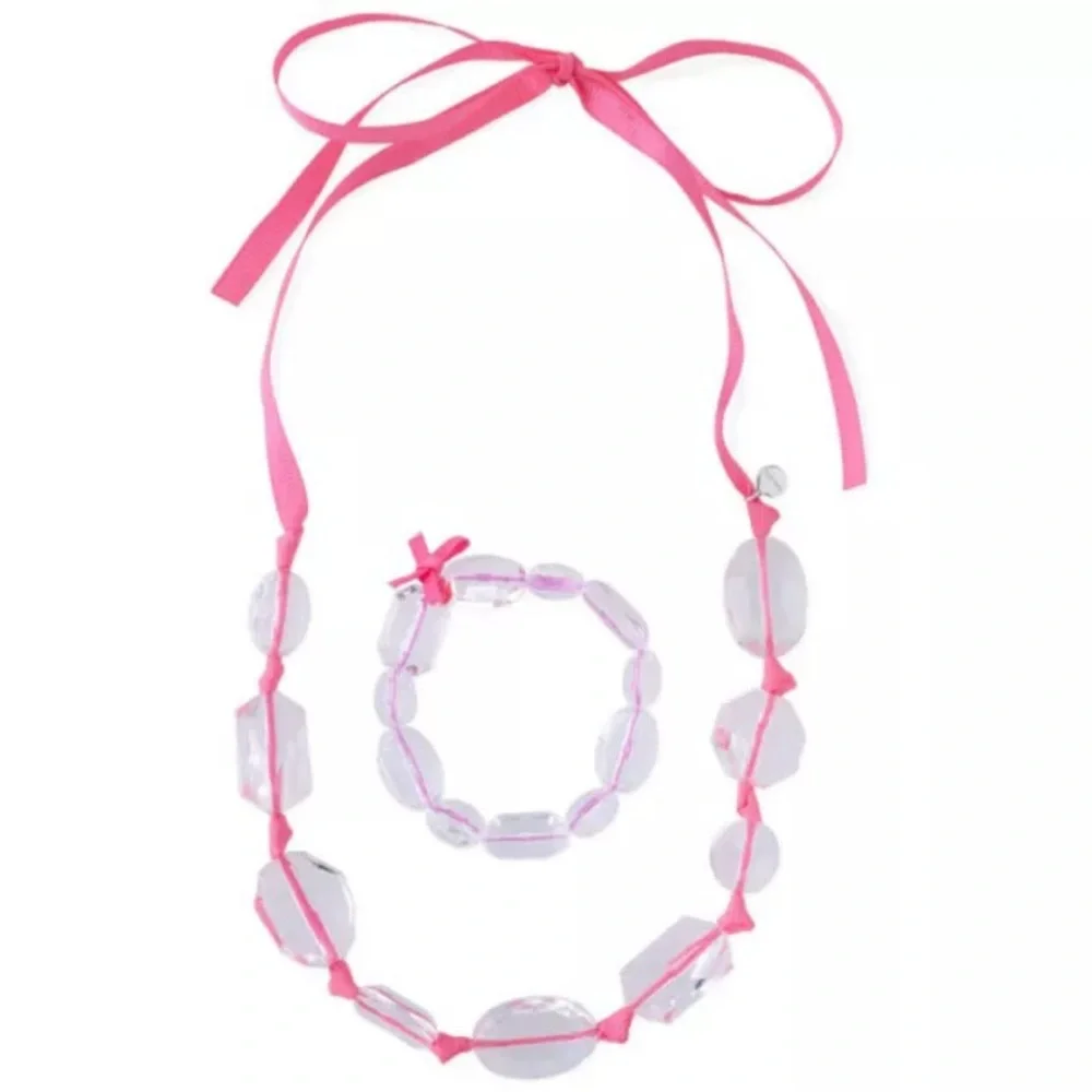 Stella & Dot Izzie Little Girl Necklace and Bracelet gift Set with gift box
